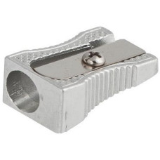 Точилка, клиноподібна, металева, срібло, TM Buromax