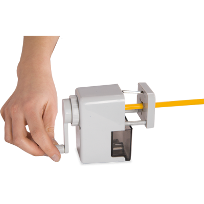 Точилка з контейнером, механiчна, на струбцині, пластикова, асорті, TM Buromax