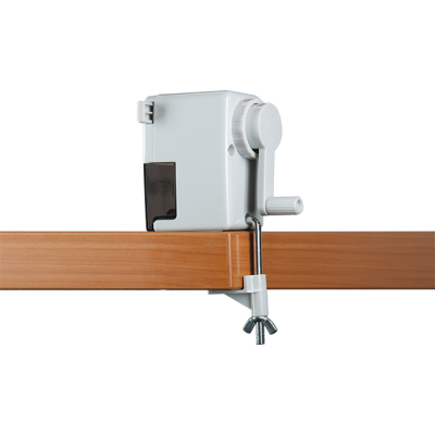 Точилка з контейнером, механiчна, на струбцині, пластикова, асорті, TM Buromax