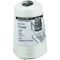 Нитка прошивна поліефірна, 170г, 850м, щільність 210текс, TM Buromax