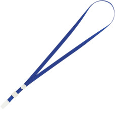 Шнурок для бейджа, 46см, з кліпом, синій, ТМ Buromax