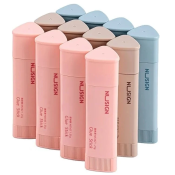 Клей олівець, 21г, PVP, трикутний, асорті пастель, NuSign, TM Deli