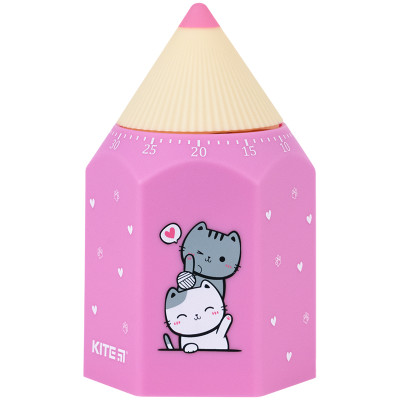 Таймер механічний, 68x59x112мм, Cute Cats, TM Kite