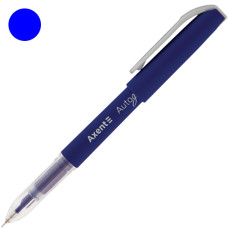 Ручка гелева, лінія 0.5мм, синя, Autographe, TM Axent
