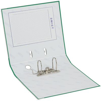Папка-реєстратор, А4, 70мм, одностороння, зелений, Lux, TM Buromax