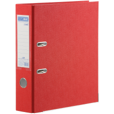 Папка-реєстратор, А4, 70мм, одностороння, червоний, Lux, TM Buromax