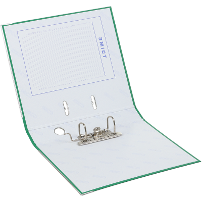 Папка-реєстратор, А4, 50мм, одностороння, зелений, Lux, TM Buromax