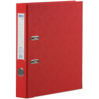 Папка-реєстратор, А4, 50мм, одностороння, червоний, Lux, TM Buromax