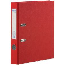 Папка-реєстратор, А4, 50мм, одностороння, червоний, Lux, TM Buromax