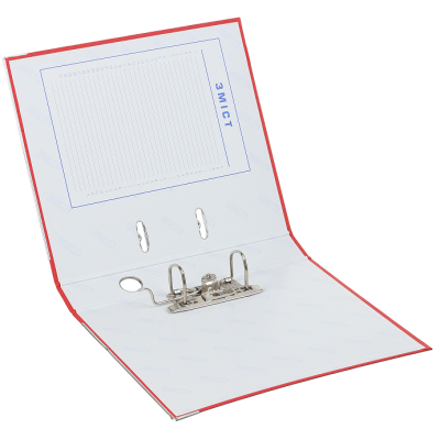 Папка-реєстратор, А4, 50мм, одностороння, червоний, Lux, TM Buromax