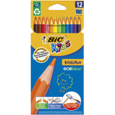 Олівці кольорові, 12 кольорів, Kids Evolution, TM BIC