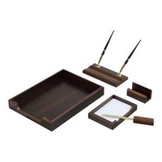 Набір настільний з натурального дерева DIRECT, 5 предметів, горіх, ТМ Bestar