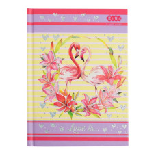 Блокнот LOVE IS, А6, 64арк, клітинка, тв. обклад, мат. лам.+лак, фіолетовий, KIDS Line, TM ZiBi