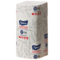 Рушники 2-шарові, Z-складання, 22.5х22см, 160шт, целюлоза, ТМ Papero