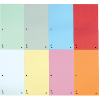 Індекс розділювач, 105х230мм, 100шт, кольоровий, картон, асорті, TM Donau