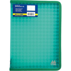 Папка-конверт, В5, на блискавці, напівпрозора, асорті, TM Buromax