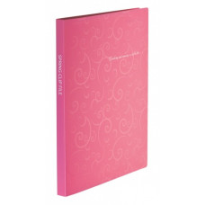Папка-швидкозшивач, А4, з пружинним механізмом CLIP A, рожева, Barocco, TM Buromax
