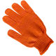 Рукавички захисні, долоня-крапка, щільність 6 ниток, помаранчеві, БАВ60%/ПЕ40%