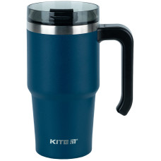 Термокружка, 600мл, з ручкою, смарагдова, TM Kite