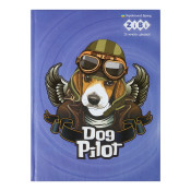 Блокнот PATRIOT "ANIMALS", А5, 64арк, клітинка, тв. обклад, мат. лам.+лак, синій, KIDS Line, TM ZiBi