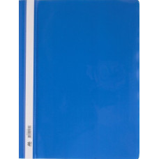 Швидкозшивач, А4, з прозорим верхом, PP, глянець, синій, TM Buromax