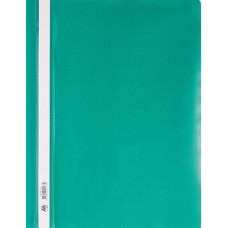 Швидкозшивач, А4, з прозорим верхом, PP, глянець, зелений, TM Buromax