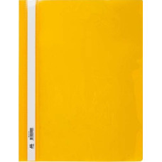 Швидкозшивач, А4, з прозорим верхом, PP, глянець, жовтий, TM Buromax