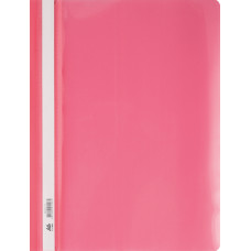 Швидкозшивач, А4, з прозорим верхом, PP, глянець, рожевий, TM Buromax