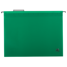 Файл підвісний, А4, з індексом, пластиковий, зелений, TM Buromax