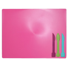 Дошка для пластиліну + 3 стеки для ліплення, рожева, KIDS Line, TM ZiBi