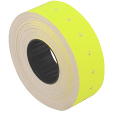 Етикетки-цінники, 12х21мм, 1000шт/рул, жовтий, TM Economix