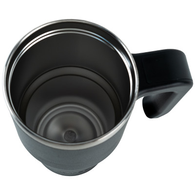 Термокружка, 600мл, з ручкою, чорна, TM Kite