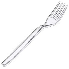 Виделки одноразові, 170мм, 100шт/уп, прозорі, Україна