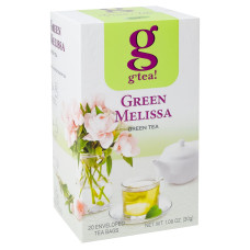 Чай зелений, 20пак, Melissa, ТМ g’tea!