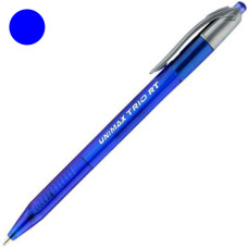 Ручка кулькова, лінія 1.0мм, синя, автоматична, Trio RT, TM Unimax