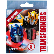 Крейда воскова Jumbo, 8 кольорів, Transformers, TM Kite