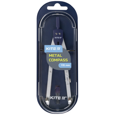 Циркуль, 170мм, у футлярі, +грифель, Expert Pro, TM Kite