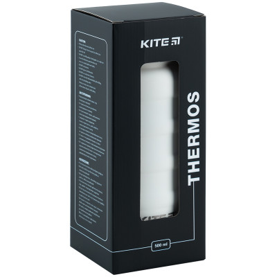 Термос, 500мл, білий, TM Kite