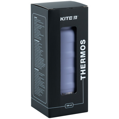 Термос, 500мл, сіро-фіолетовий, TM Kite