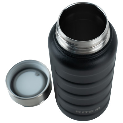 Термос, 500мл, чорний, TM Kite