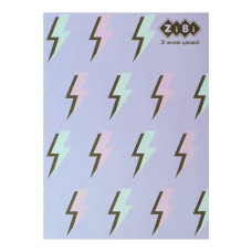 Блокнот PATTERN, А5, 64арк, клітинка, інтегр. обклад, мат. лам.+Уфлак, бузковий, KIDS Line, TM ZiBi