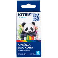 Крейда воскова, 6 кольорів, Classic, TM Kite