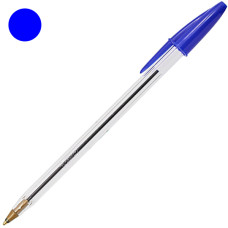 Ручка кулькова, лінія 0.4мм, синя, Cristal, TM BIC