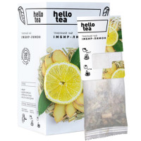 Чай трав`яний, 20пак, Імбир-Лимон, ТМ Hello tea