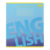 Зошит учнівський загальний GRADIENT, 48арк, клітинка, англ, структ. лак + вибір. УФ лак, KIDS LINE, TM ZiBi