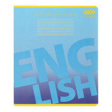 Зошит учнівський загальний GRADIENT, 48арк, клітинка, англ, структ. лак + вибір. УФ лак, KIDS LINE, TM ZiBi