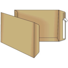 Конверт C4, 229х324мм, самоклеючий клапан, крафт, 90г/м2, 50шт/уп