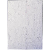 Обкладинка картонна, А4, 230г/м2, 100шт/уп, біла, Leather Design (Кантрі), ТМ BindMark