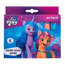 Крейда кольорова Jumbo, 6 кольорів, My Little Pony, TM Kite