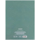 Книга обліку А4, 96арк, клітинка, обклад. тверда, бірюзова, Pattern, TM Axent